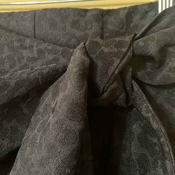 BCBGMaxAzria Woven Wrap Tie Skirt - Picture 3 of 12